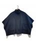 SLOBE IENA（スローブ イエナ）の古着「スタンドカラーダブルフェイスポンチョ」｜ネイビー