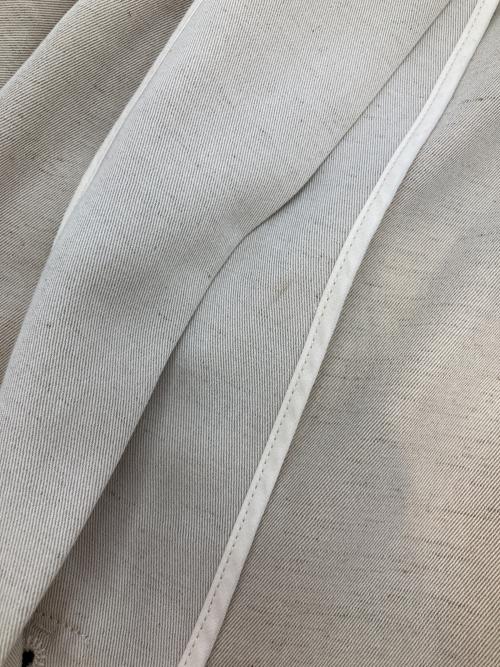 YUNI（ユニ）YUNI (ユニ) 強撚コットントリアセテートバルカラーコート ベージュ サイズ:FREEの古着・服飾アイテム