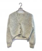 SATORU SASAKIサトル ササキ）の古着「モヘア混ニットカーディガン」｜グレー
