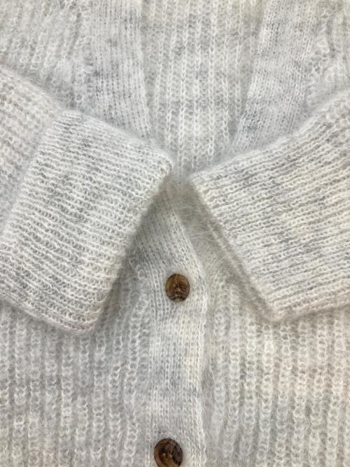 SATORU SASAKI（サトル ササキ）SATORU SASAKI (サトル ササキ) モヘア混ニットカーディガン グレー サイズ:FREEの古着・服飾アイテム