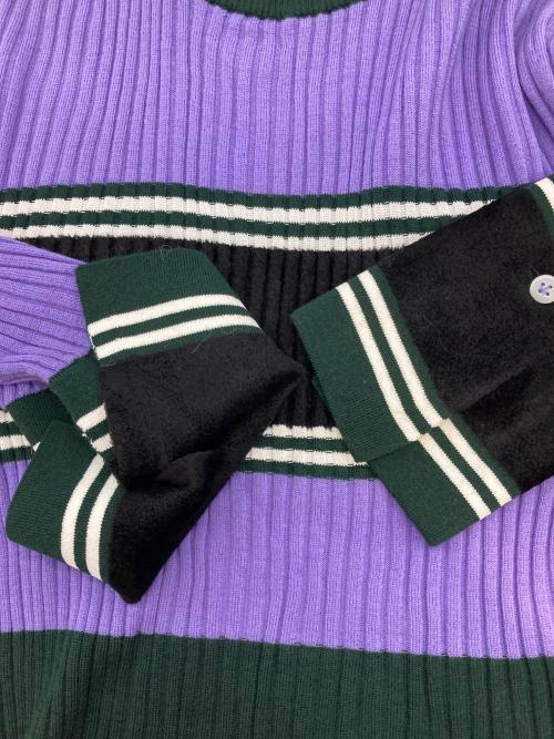 AKANE UTSUNOMIYA（アカネウツノミヤ）AKANE UTSUNOMIYA (アカネウツノミヤ) リブニット パープル サイズ:FREE 未使用品の古着・服飾アイテム