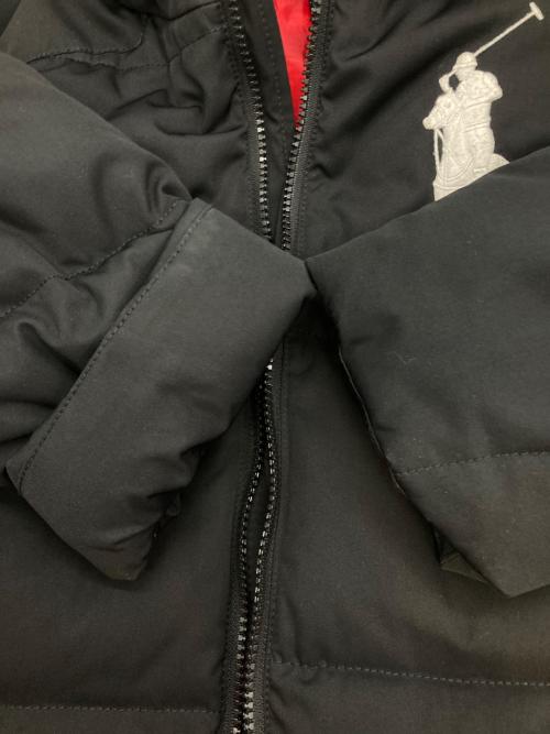 POLO RALPH LAUREN（ポロ・ラルフローレン）POLO RALPH LAUREN (ポロ・ラルフローレン) ビッグポニーダウンジャケット ブラック サイズ:L(キッズサイズ)の古着・服飾アイテム