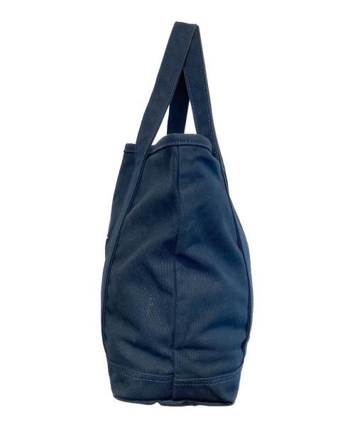 RALPH LAUREN（ラルフローレン）RALPH LAUREN (ラルフローレン) キャンバストートバッグ ネイビーの古着・服飾アイテム