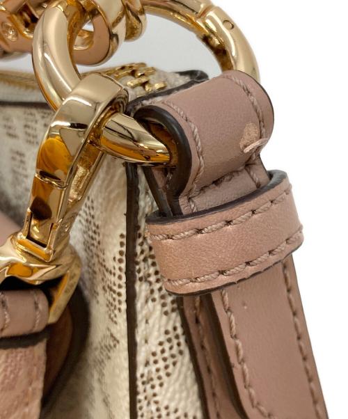 MICHAEL KORS（マイケル・コース）MICHAEL KORS (マイケル・コース) Jet Set Medium Two-Tone Logo 4-in-1 Crossbody Bag Set ホワイト×ピンクの古着・服飾アイテム