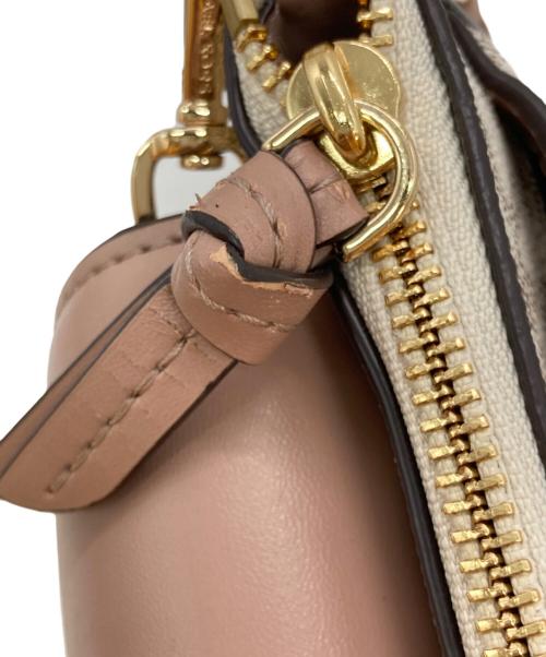 MICHAEL KORS（マイケル・コース）MICHAEL KORS (マイケル・コース) Jet Set Medium Two-Tone Logo 4-in-1 Crossbody Bag Set ホワイト×ピンクの古着・服飾アイテム