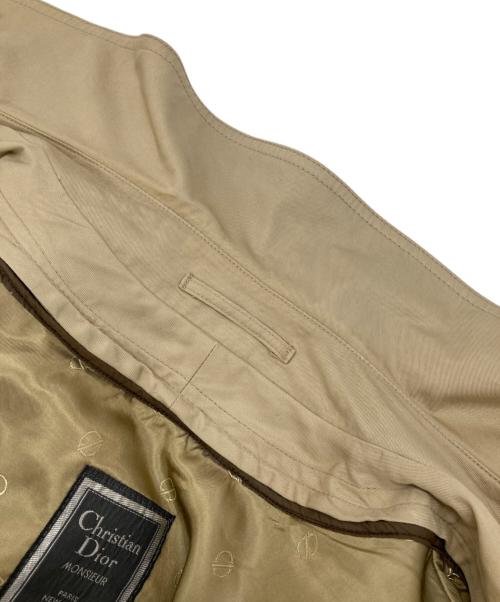 Christian Dior MONSIEUR（クリスチャンディオールムッシュ）Christian Dior MONSIEUR (クリスチャンディオールムッシュ) ライナー付きトレンチコート ベージュ サイズ:42Lの古着・服飾アイテム