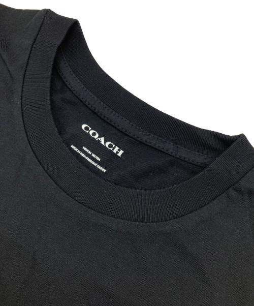COACH（コーチ）COACH (コーチ) ロゴプリントTシャツ ブラック サイズ:Mの古着・服飾アイテム