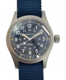 HAMILTON（ハミルトン）の古着「KHAKI FIELD Mechanical」｜ブルー