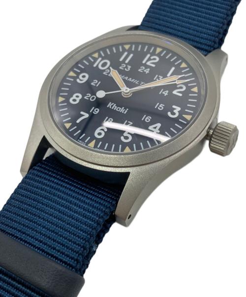 HAMILTON（ハミルトン）HAMILTON (ハミルトン) KHAKI FIELD Mechanical ブルーの古着・服飾アイテム