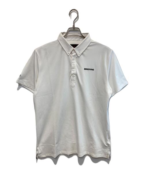 BRIEFING（ブリーフィング）BRIEFING (ブリーフィング) MS BACK LOGO LINE BD SHIRT ホワイト サイズ:Lの古着・服飾アイテム