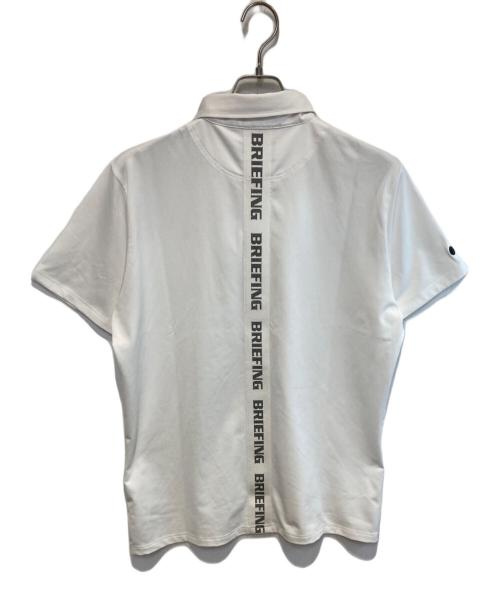 BRIEFING（ブリーフィング）BRIEFING (ブリーフィング) MS BACK LOGO LINE BD SHIRT ホワイト サイズ:Lの古着・服飾アイテム