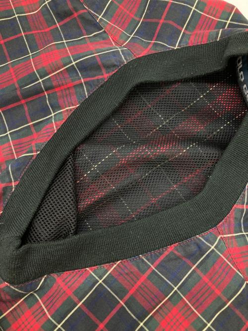 POLO GOLF（ポロ ゴルフ）POLO GOLF (ポロ ゴルフ) ［古着］コットンVネックプルオーバー ネイビー×レッド サイズ:Lの古着・服飾アイテム