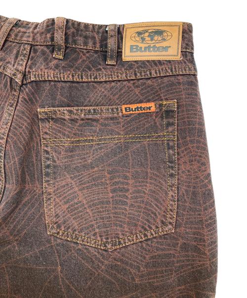 butter（バター）butter (バター) BAGGY SPIDER PANT ブラウン サイズ:30の古着・服飾アイテム
