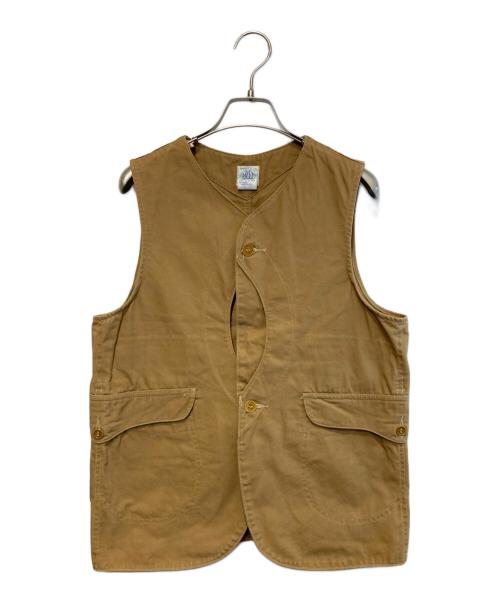 POST O'ALLS（ポストオーバーオールズ）POST O'ALLS (ポストオーバーオールズ) トラベラーベスト ベージュ サイズ:Sの古着・服飾アイテム