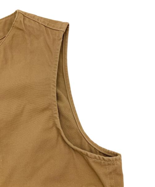 POST O'ALLS（ポストオーバーオールズ）POST O'ALLS (ポストオーバーオールズ) トラベラーベスト ベージュ サイズ:Sの古着・服飾アイテム