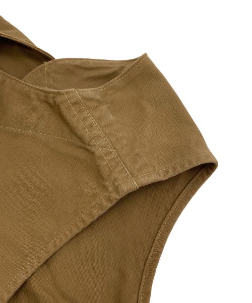 POST O'ALLS（ポストオーバーオールズ）POST O'ALLS (ポストオーバーオールズ) トラベラーベスト ベージュ サイズ:Sの古着・服飾アイテム