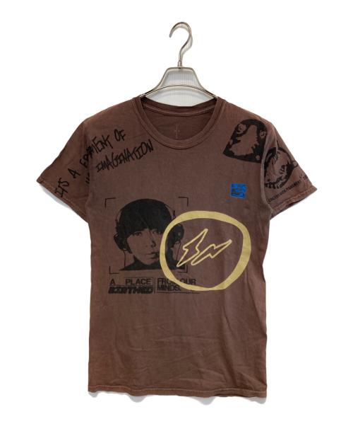 cactus jack（カクタス・ジャック）cactus jack (カクタス・ジャック) HIROSHI HUJIWARA TEE ブラウン サイズ:Sの古着・服飾アイテム