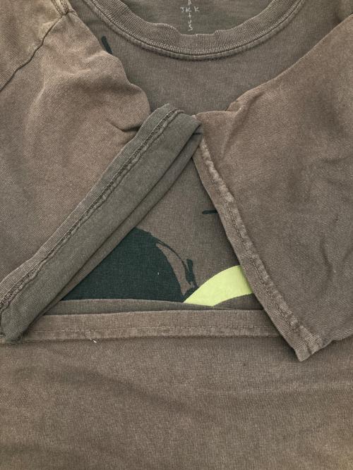 cactus jack（カクタス・ジャック）cactus jack (カクタス・ジャック) HIROSHI HUJIWARA TEE ブラウン サイズ:Sの古着・服飾アイテム