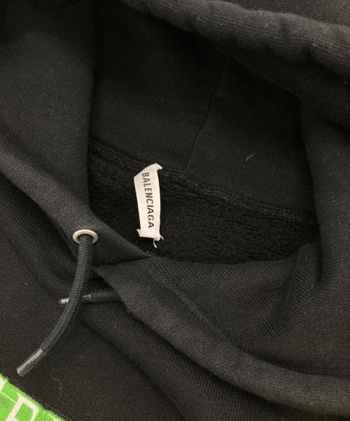 BALENCIAGA（バレンシアガ）BALENCIAGA (バレンシアガ) SPEEDHUNTERS PRINT HOODIE ブラック サイズ:XSの古着・服飾アイテム