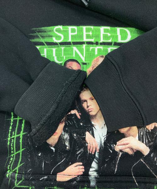 BALENCIAGA（バレンシアガ）BALENCIAGA (バレンシアガ) SPEEDHUNTERS PRINT HOODIE ブラック サイズ:XSの古着・服飾アイテム