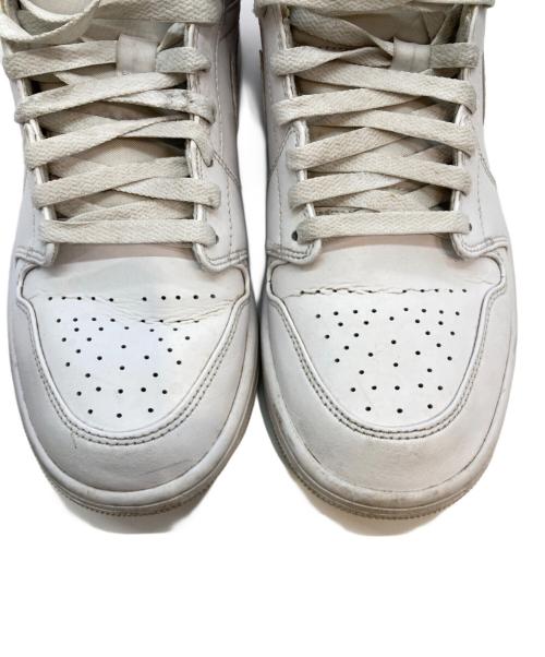 NIKE（ナイキ）NIKE (ナイキ) Nike Air Jordan 1 Mid  ホワイト サイズ:US9の古着・服飾アイテム