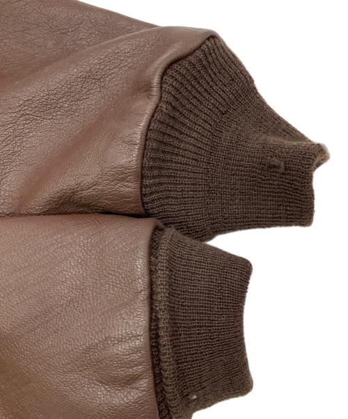 Wills&Geiger（ウィリスアンドガイガー）Wills&Geiger (ウィリスアンドガイガー) ［古着］A-2レザーフライトジャケット ブラウン サイズ:42Ｌの古着・服飾アイテム