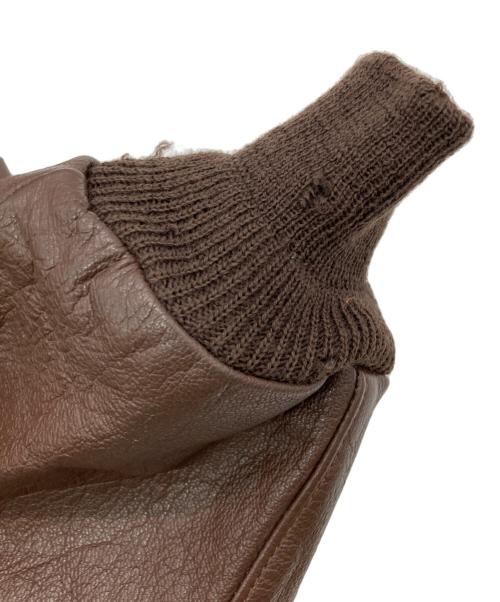 Wills&Geiger（ウィリスアンドガイガー）Wills&Geiger (ウィリスアンドガイガー) ［古着］A-2レザーフライトジャケット ブラウン サイズ:42Ｌの古着・服飾アイテム