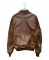 Wills&Geiger (ウィリスアンドガイガー) ［古着］A-2レザーフライトジャケット ブラウン サイズ:42Ｌ：15000円