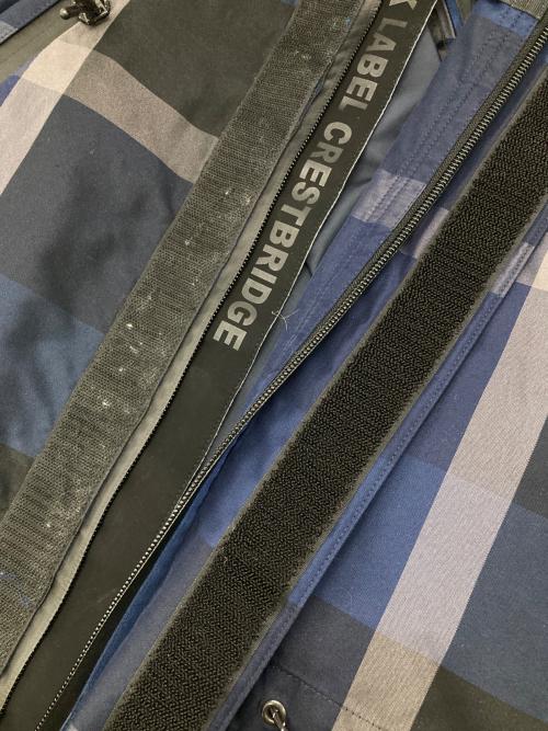 BLACK LABEL CRESTBRIDGE（ブラックレーベル クレストブリッジ）BLACK LABEL CRESTBRIDGE (ブラックレーベル クレストブリッジ) フーデッドコート ネイビー サイズ:Lの古着・服飾アイテム