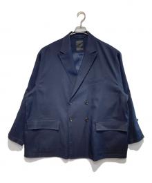 DAIWA PIER39（ダイワ ピア39）の古着「TECH DOUBLE-BREASTED JACKET」｜ネイビー