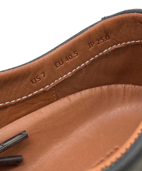 hALON（アーロン）hALON (アーロン) オックスフォードスニーカー ブラック サイズ:US7の古着・服飾アイテム