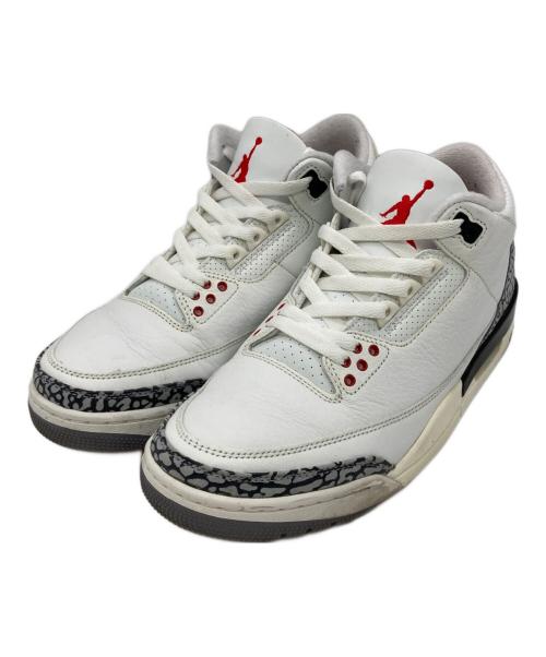 NIKE（ナイキ）NIKE (ナイキ) AIR JORDAN 3 RETRO ホワイト サイズ:US8の古着・服飾アイテム