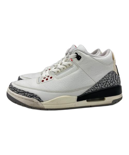 NIKE（ナイキ）NIKE (ナイキ) AIR JORDAN 3 RETRO ホワイト サイズ:US8の古着・服飾アイテム