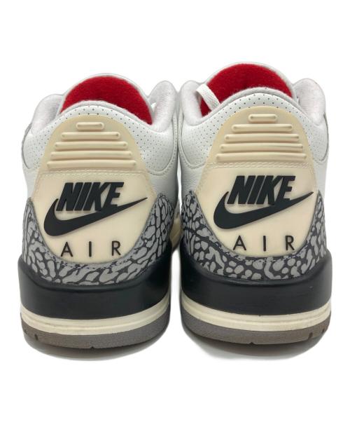NIKE（ナイキ）NIKE (ナイキ) AIR JORDAN 3 RETRO ホワイト サイズ:US8の古着・服飾アイテム