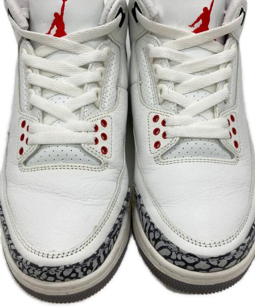 NIKE（ナイキ）NIKE (ナイキ) AIR JORDAN 3 RETRO ホワイト サイズ:US8の古着・服飾アイテム