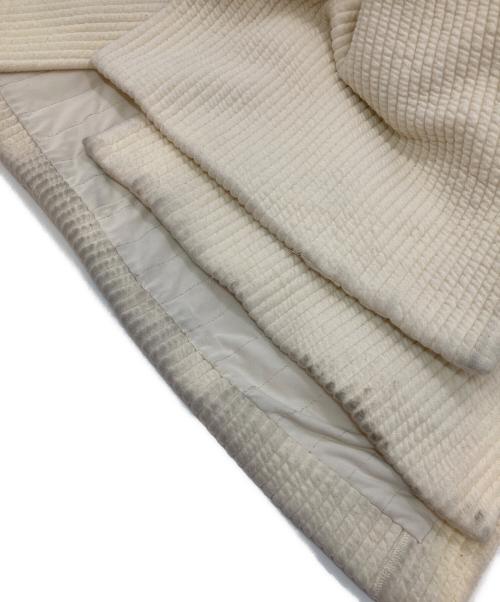 Rosarymoon（ロザリームーン）Rosarymoon (ロザリームーン) ジャガードロングコート ホワイト サイズ:Freeの古着・服飾アイテム