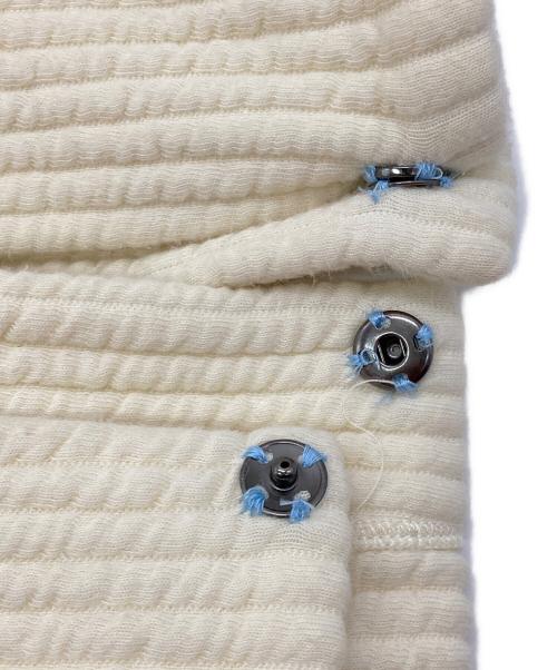 Rosarymoon（ロザリームーン）Rosarymoon (ロザリームーン) ジャガードロングコート ホワイト サイズ:Freeの古着・服飾アイテム