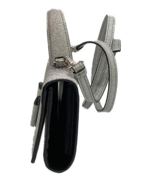 Salvatore Ferragamo（サルヴァトーレ フェラガモ）Salvatore Ferragamo (サルヴァトーレ フェラガモ) ヴァラリボングリッターショルダーウォレットの古着・服飾アイテム