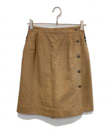 Burberry's（バーバリー）の古着「ノバチェックラップキュロット」｜ベージュ