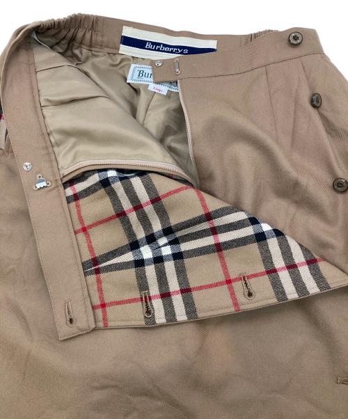 Burberry's（バーバリー）Burberry's (バーバリー) ノバチェックラップキュロット ベージュ サイズ:Lの古着・服飾アイテム