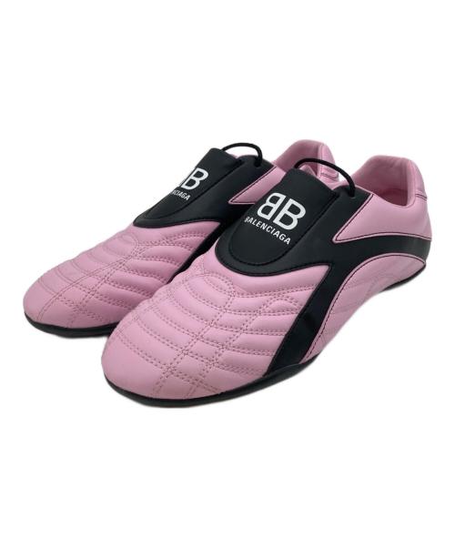 BALENCIAGA（バレンシアガ）BALENCIAGA (バレンシアガ) ZEN SNEAKER ピンク×ブラック サイズ:UK5の古着・服飾アイテム