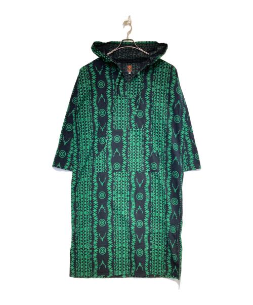 South2 West8（サウスツー ウエストエイト）South2 West8 (サウスツー ウエストエイト) BEAMS BOY (ビームスボーイ) Mexican One-Piece グリーン×ブラック サイズ:Mの古着・服飾アイテム