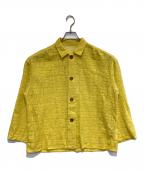 BEAMS BOYビームスボーイ）の古着「ナンバーレースシャツ」｜イエロー