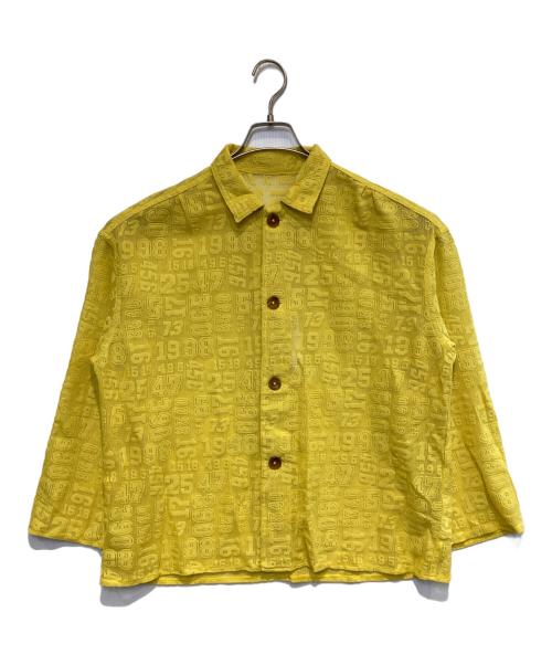 BEAMS BOY（ビームスボーイ）BEAMS BOY (ビームスボーイ) ナンバーレースシャツ イエロー サイズ:Free 未使用品の古着・服飾アイテム