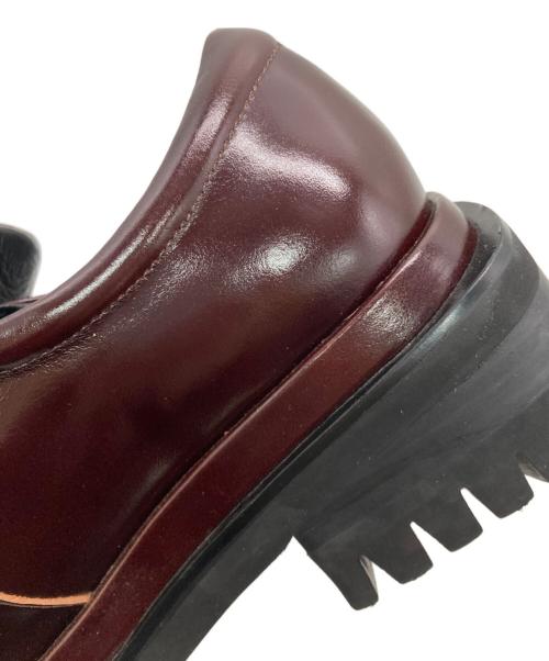 MANA（マナ）MANA (マナ) ダブルフックローファー ブラウン サイズ:40の古着・服飾アイテム