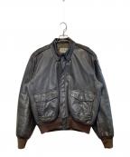 L.L.Beanエルエルビーン）の古着「［古着］A-2レザーフライトジャケット」｜ブラウン