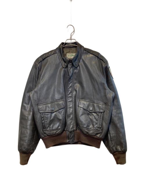 L.L.Bean（エルエルビーン）L.L.Bean (エルエルビーン) ［古着］A-2レザーフライトジャケット ブラウン サイズ:Lの古着・服飾アイテム
