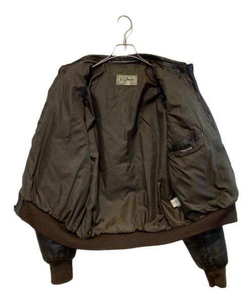 L.L.Bean（エルエルビーン）L.L.Bean (エルエルビーン) ［古着］A-2レザーフライトジャケット ブラウン サイズ:Lの古着・服飾アイテム