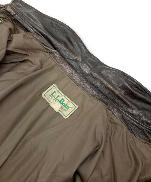 L.L.Bean（エルエルビーン）L.L.Bean (エルエルビーン) ［古着］A-2レザーフライトジャケット ブラウン サイズ:Lの古着・服飾アイテム