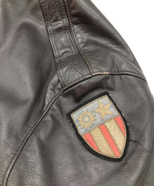 L.L.Bean（エルエルビーン）L.L.Bean (エルエルビーン) ［古着］A-2レザーフライトジャケット ブラウン サイズ:Lの古着・服飾アイテム